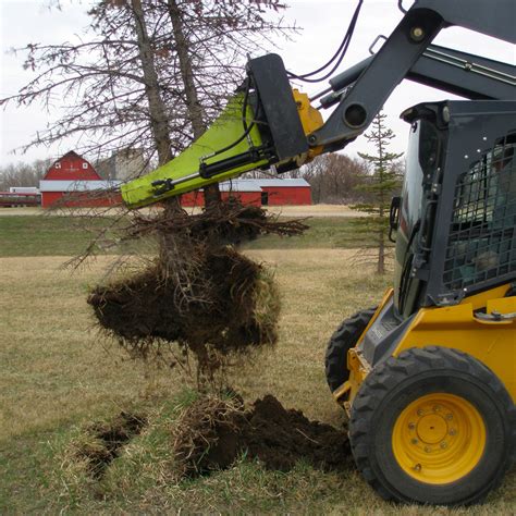 skid steer brush and root grubber|brush grubber attachments.